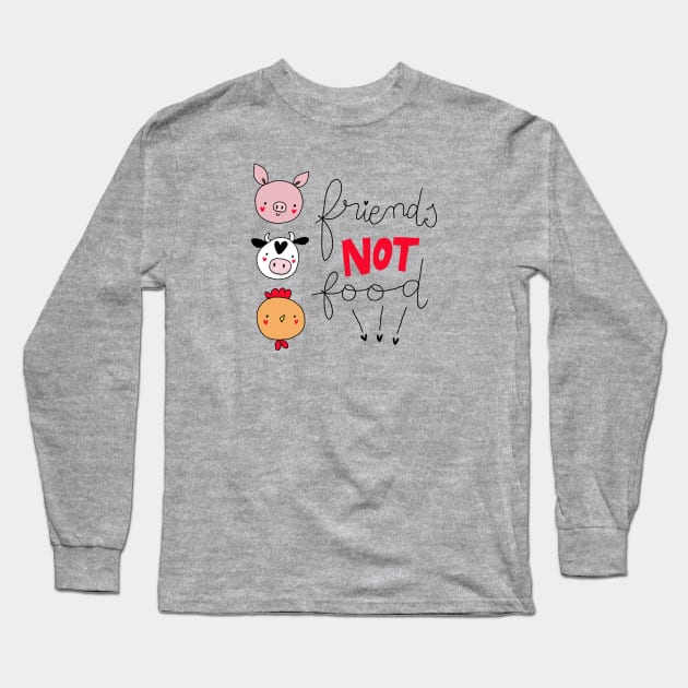 friend not food Long Sleeve T-Shirt by violinoviola